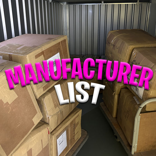 MANUFACTURER LIST